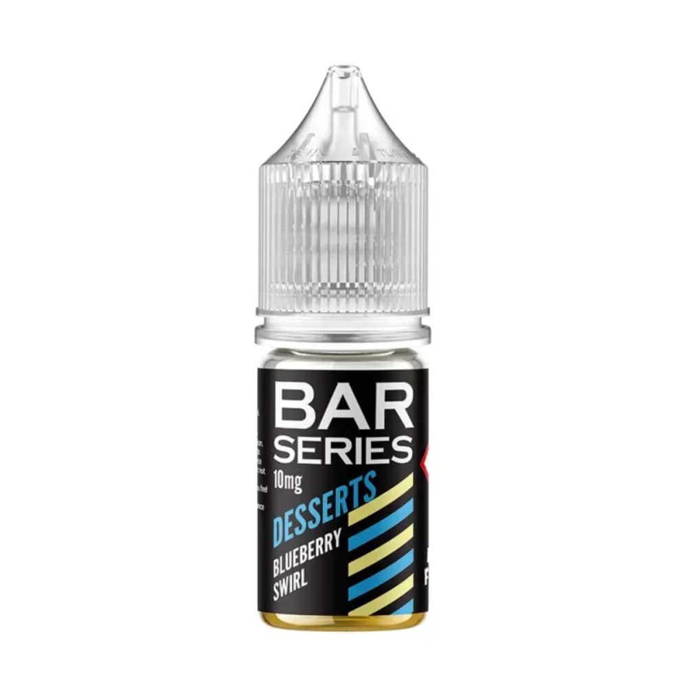 Bar Series Nic Salt Desserts Range 10ml Blueberry Swirl