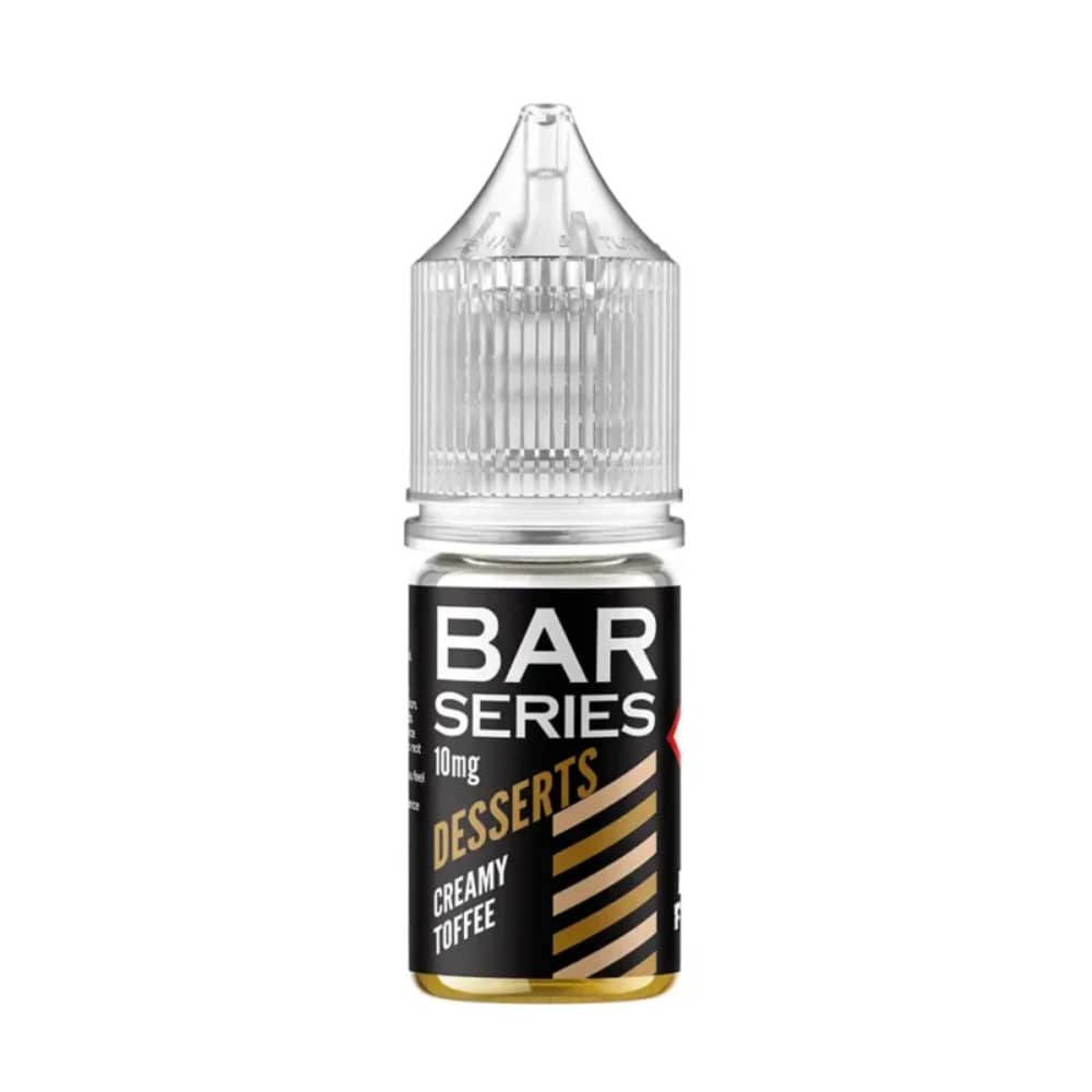 Bar Series Nic Salt Desserts Range 10ml Creamy Toffee
