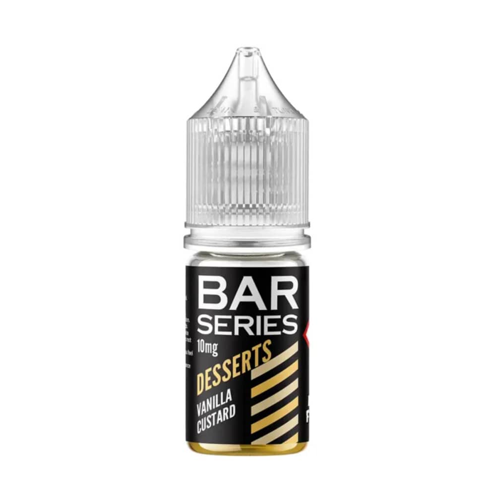 Bar Series Nic Salt Desserts Range 10ml Vanilla Custard