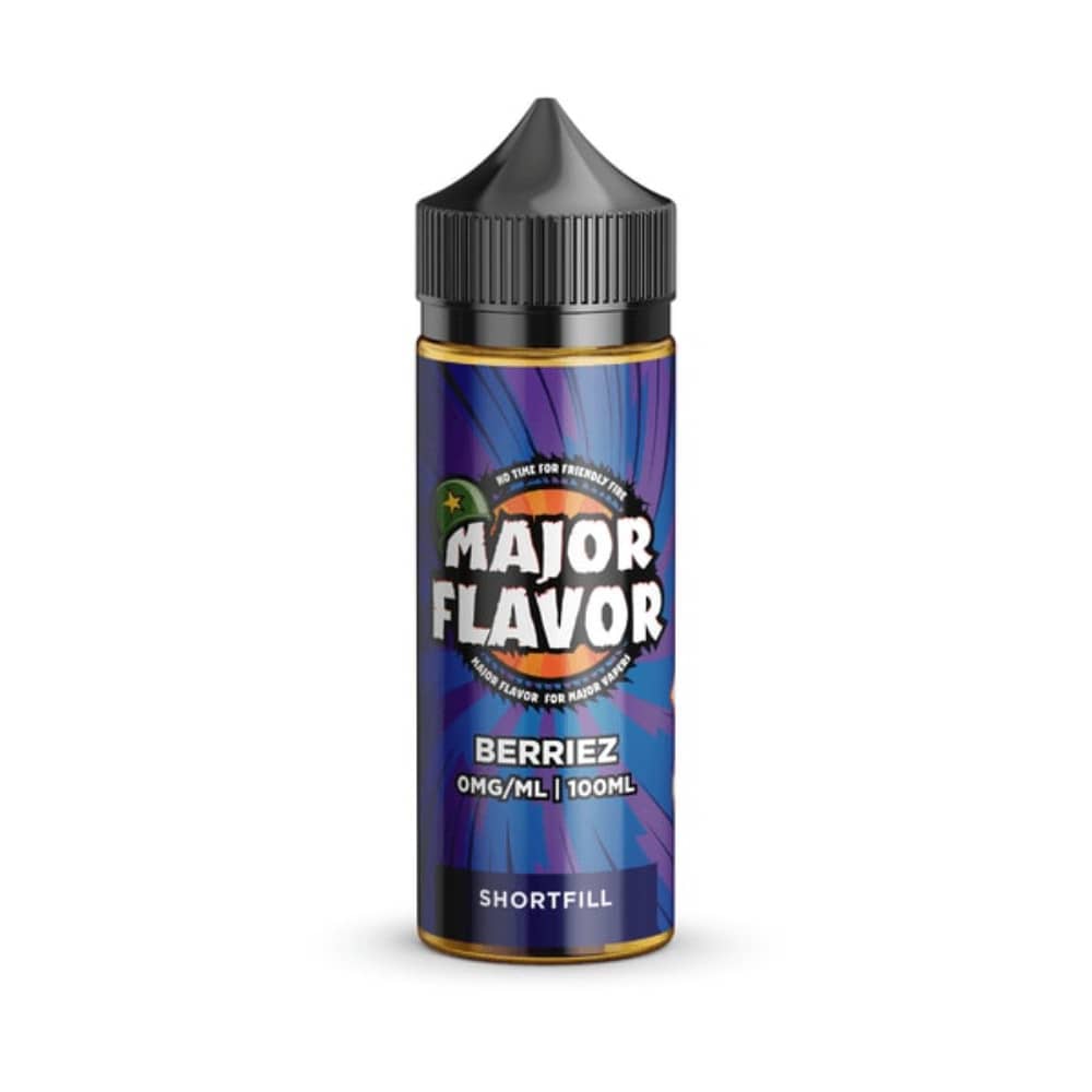 Major Flavour Shortfill 100ml E-Liquid Berriez