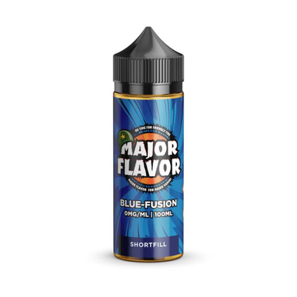 Major Flavour Shortfill 100ml E-Liquid Blue Fusion