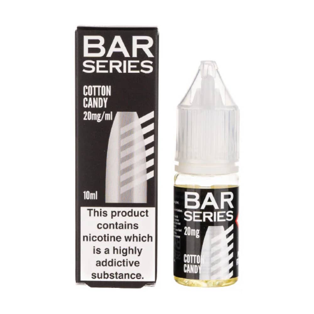 Bar Series Nic Salt E-liquid 10ml Cotton Candy