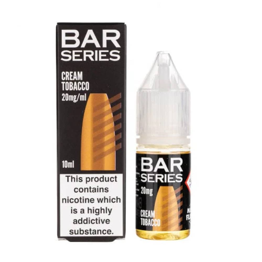 Bar Series Nic Salt E-liquid 10ml Cream Tobacco