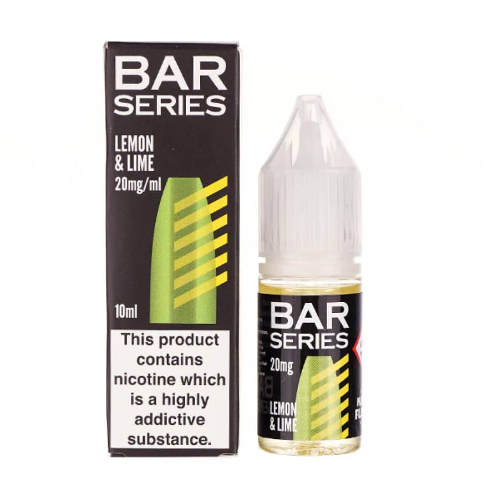 Bar Series Nic Salt E-liquid 10ml Lemon & Lime