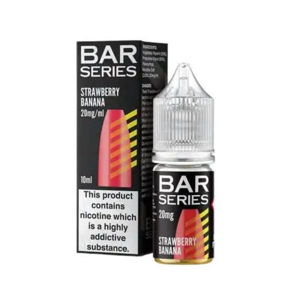 Bar Series Nic Salt E-liquid 10ml Strawberry Banana