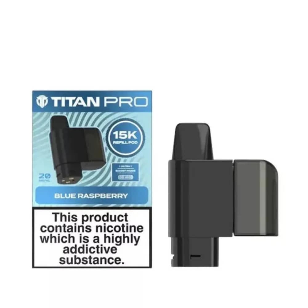 Titan Pro 15K Prefilled Pod Blue Raspberry