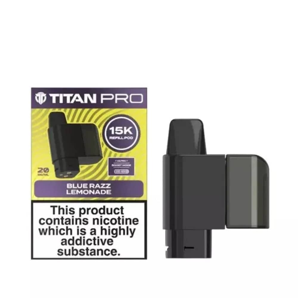 Titan Pro 15K Prefilled Pod Blue Razz Lemonade