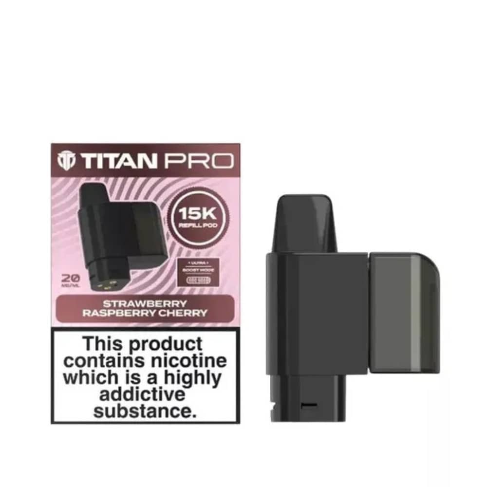 Titan Pro 15K Prefilled Pod Strawberry Raspberry Cherry