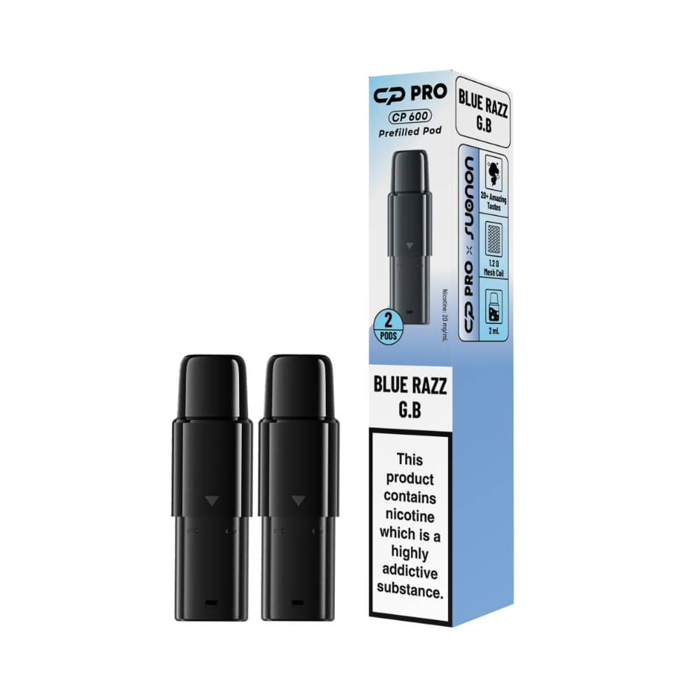 Cp Pro 600 Prefilled Pods Blue Razz GB