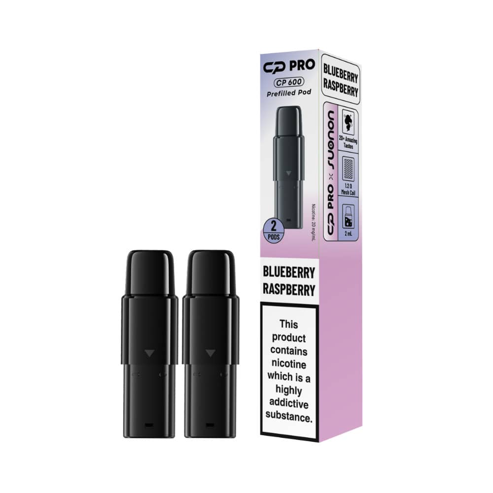 Cp Pro 600 Prefilled Pods Blueberry Raspberry