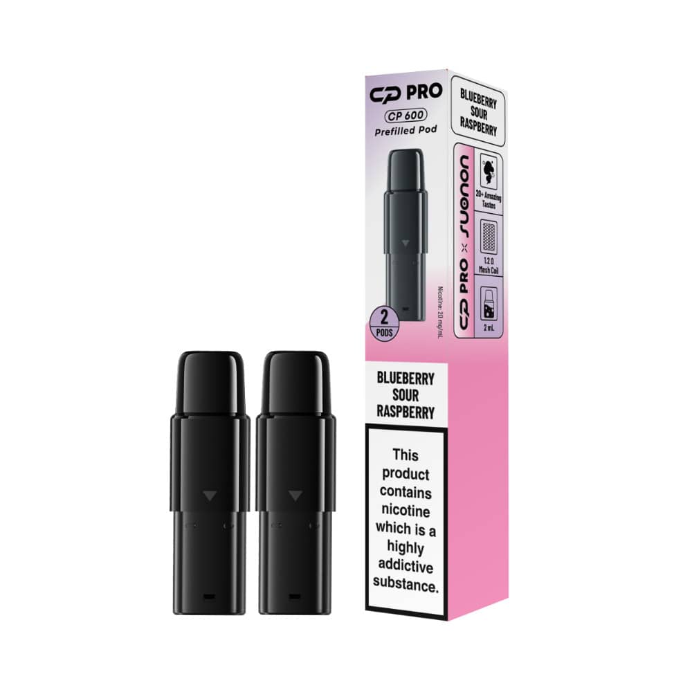 Cp Pro 600 Prefilled Pods Blueberry Sour Raspberry