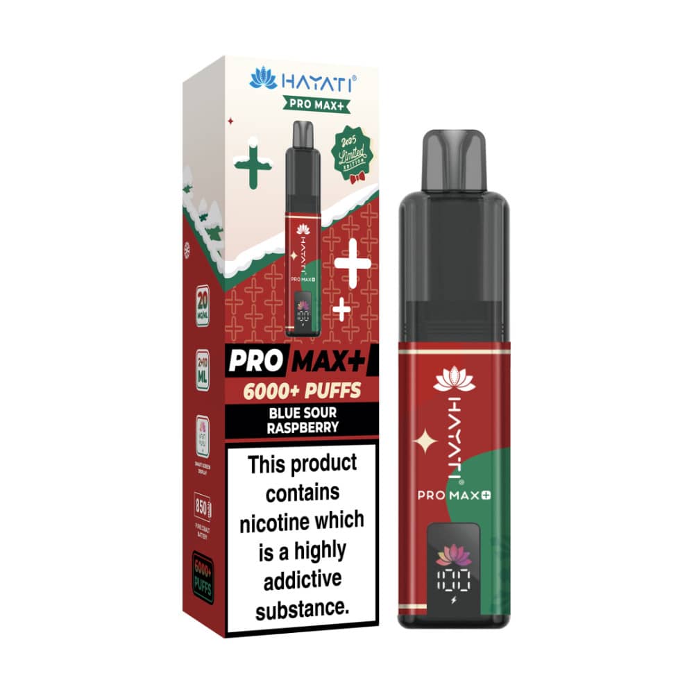 Hayati Pro Max Christmas Edition Blue Sour Raspberry