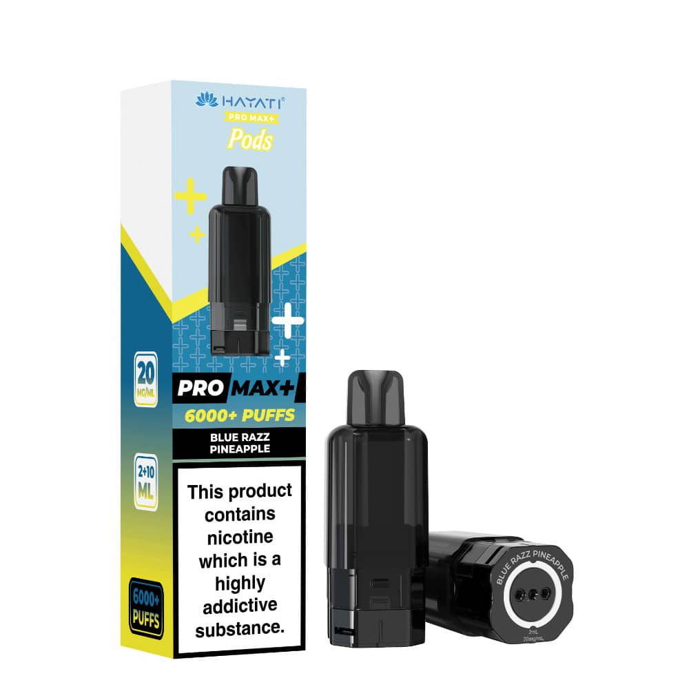 Hayati Pro Max Plus 6000 Pods Blue Razz Pineapple
