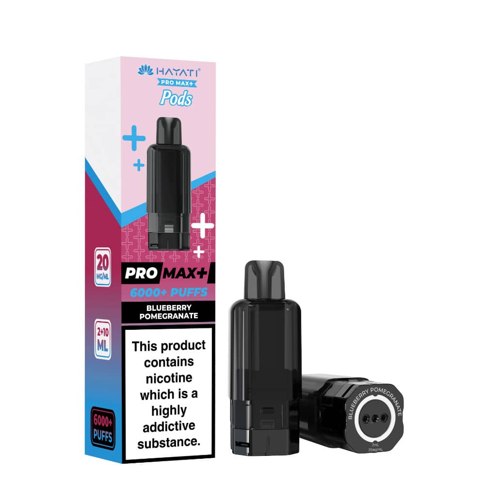 Hayati Pro Max Plus 6000 Pods Blueberry Pomegranate