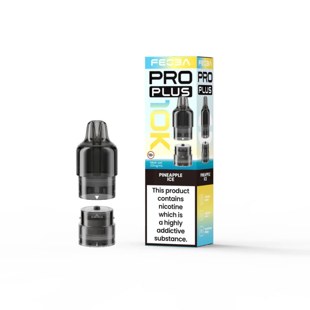 Feoba Pro Plus 10k Prefilled Pods Pineapple Ice