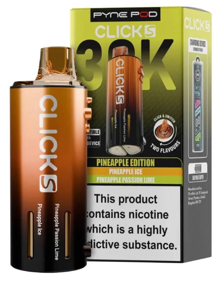 Pyne Pod Click S 30k Refill Pods | 30,000 Puffs Pineapple Edition