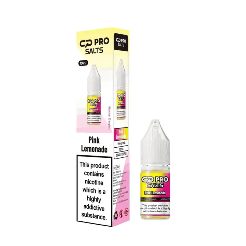 Crystal Pro CP Nic Salts | Pack of 10 Pink Lemonade 10mg