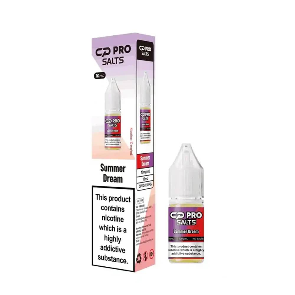 Crystal Pro CP Nic Salts | Pack of 10 Summer Dream 10mg