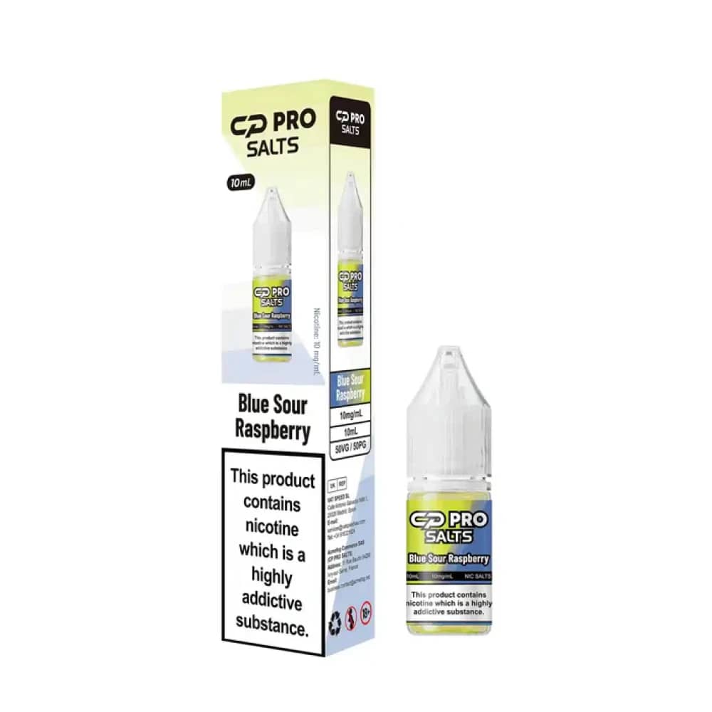 Crystal Pro CP Nic Salts | Pack of 10 Blue Sour Raspberry 10mg