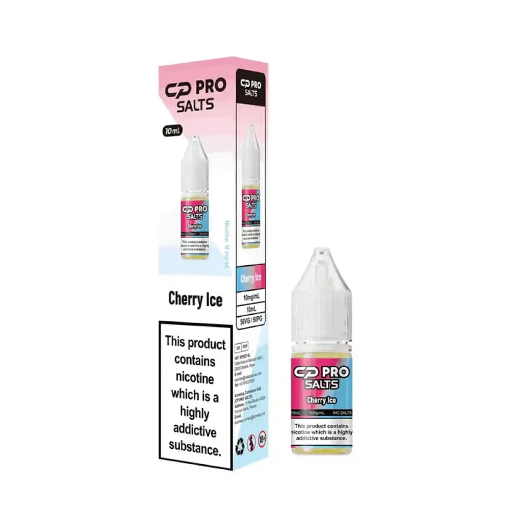 Crystal Pro CP Nic Salts | Pack of 10 Cherry Ice 20mg
