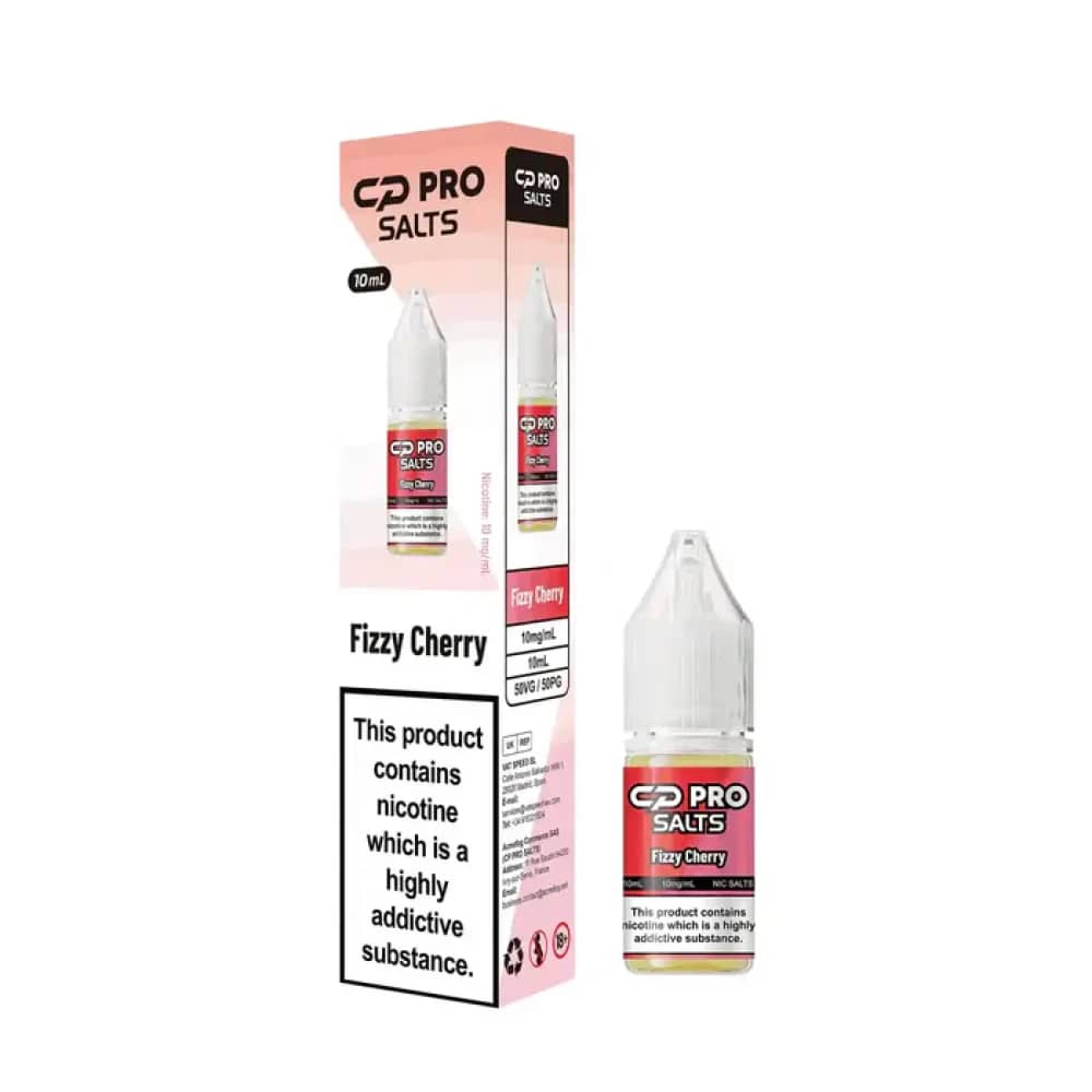 Crystal Pro CP Nic Salts | Pack of 10 Fizzy Cherry 10mg