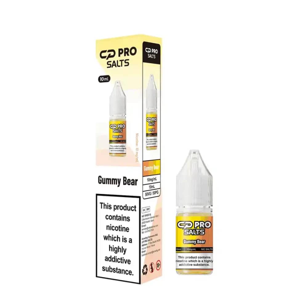 Crystal Pro CP Nic Salts | Pack of 10 Gummy Bear 10mg