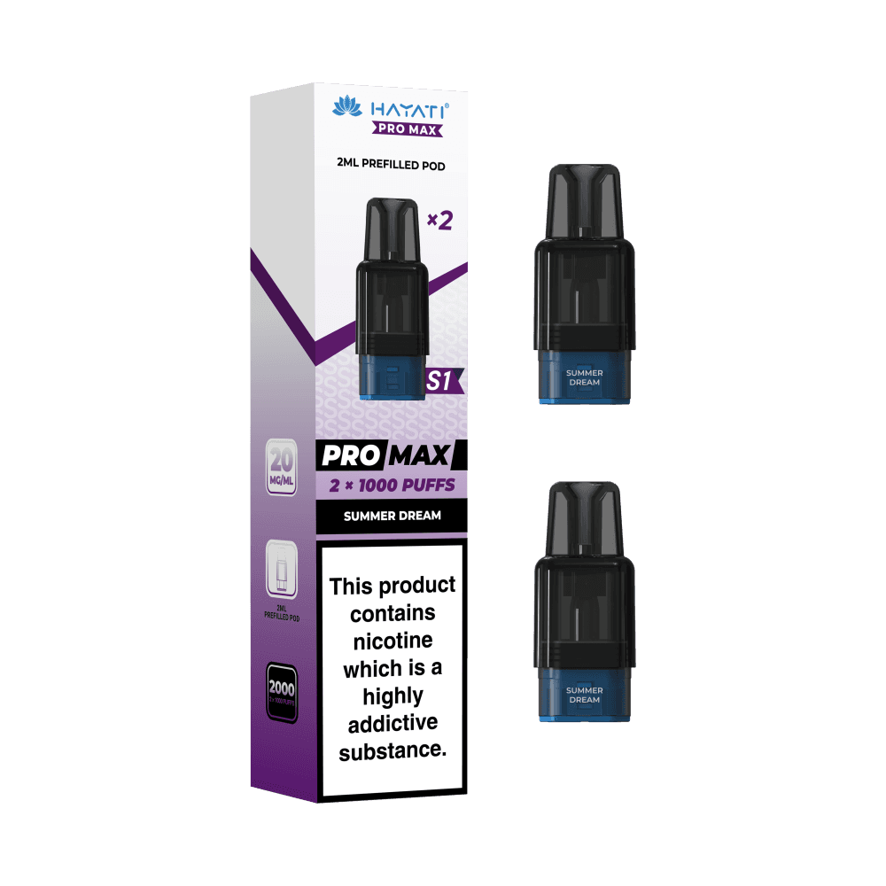 Hayati Pro Max S1 Refill Pods | 1,000 Puffs Summer Dream