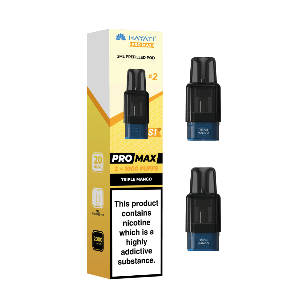 Hayati Pro Max S1 Refill Pods | 1,000 Puffs Triple Mango