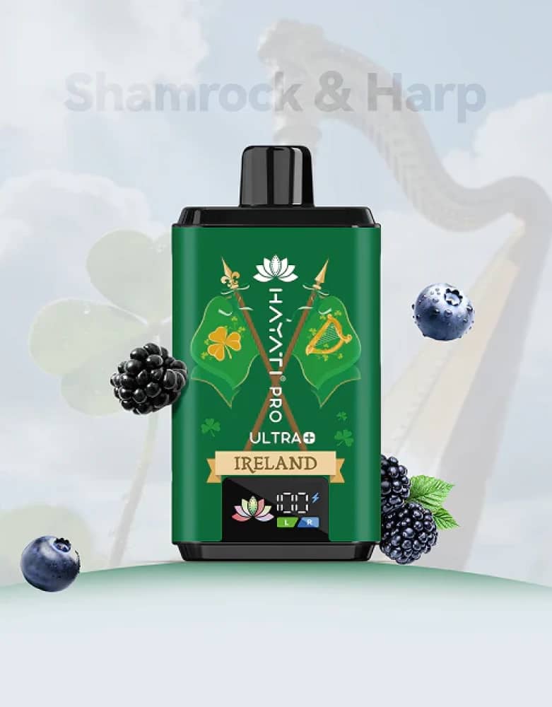 Hayati Pro Ultra+ Souvenir Edition (Ireland) | Box of 5 Mr Blue (Shamrock & Harp)