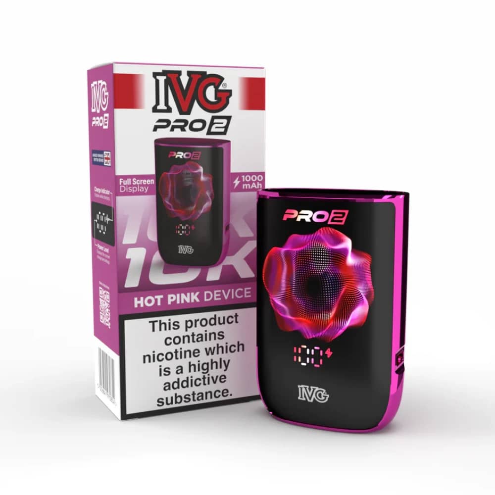 IVG Pro 2 Vape Device Hot Pink