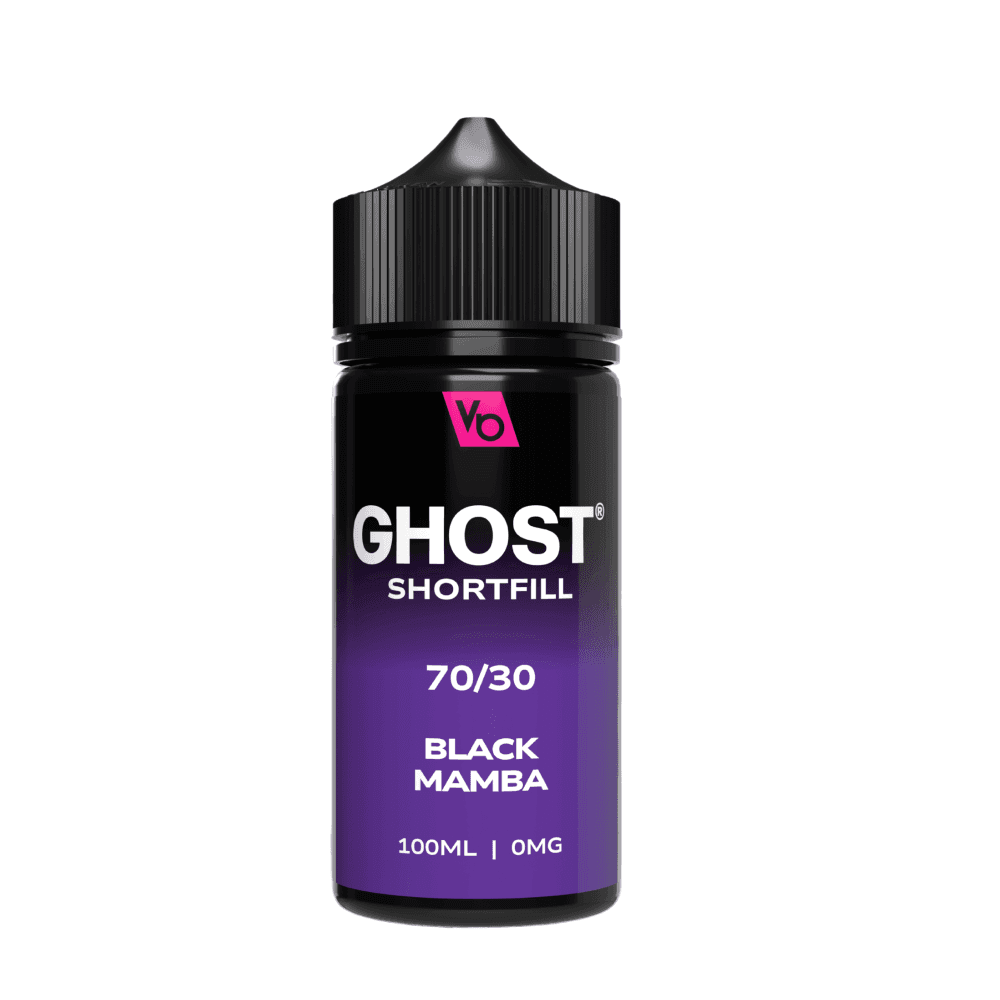 Ghost 100ml Shortfill e-liquids 0MG | 70/30 Black Mamba
