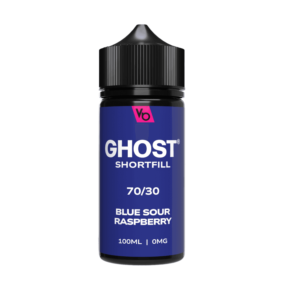 Ghost 100ml Shortfill e-liquids 0MG | 70/30 Blue Sour Raspberry