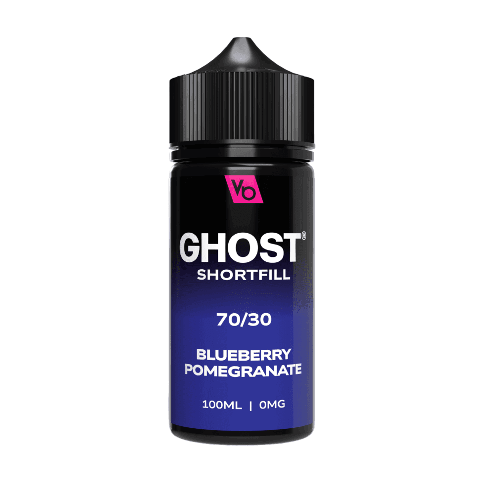 Ghost 100ml Shortfill e-liquids 0MG | 70/30 Blueberry Pomegranate