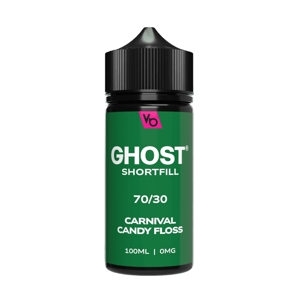 Ghost 100ml Shortfill e-liquids 0MG | 70/30 Carnival Candy Floss