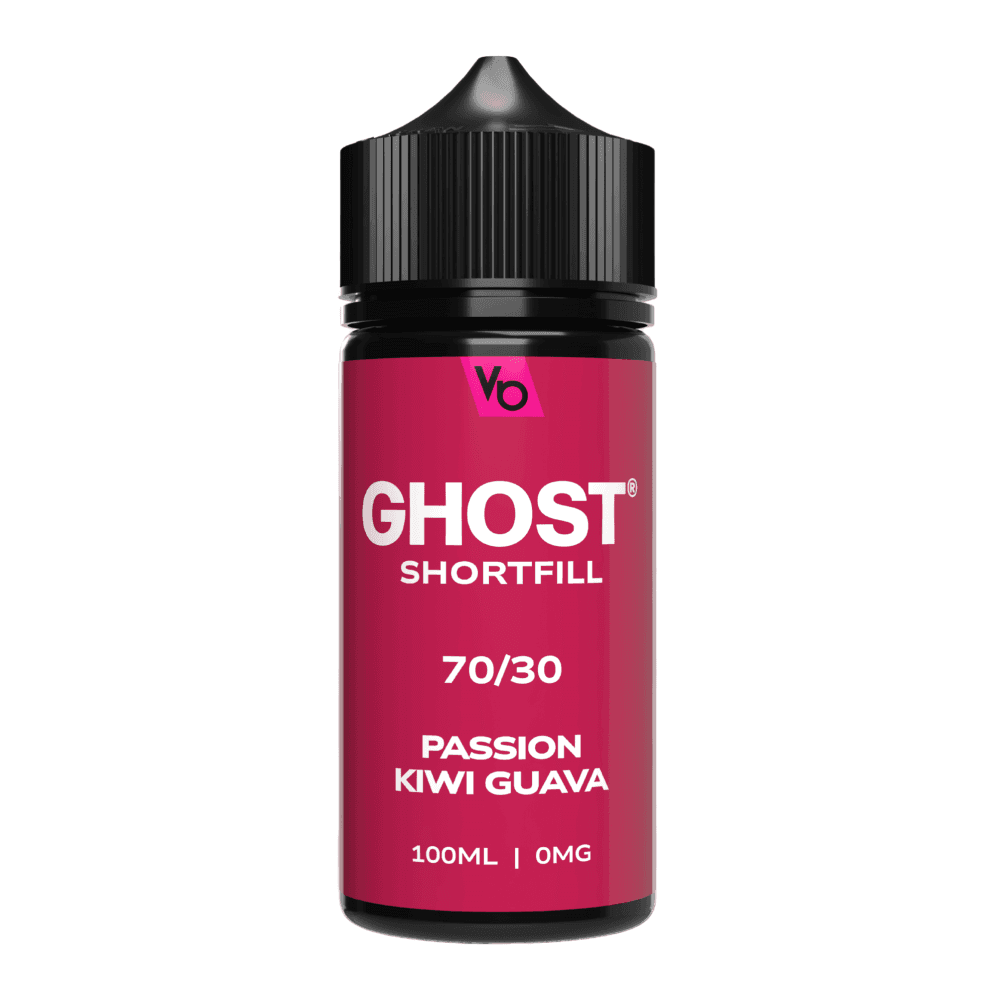 Ghost 100ml Shortfill e-liquids 0MG | 70/30 Passion Kiwi Guava