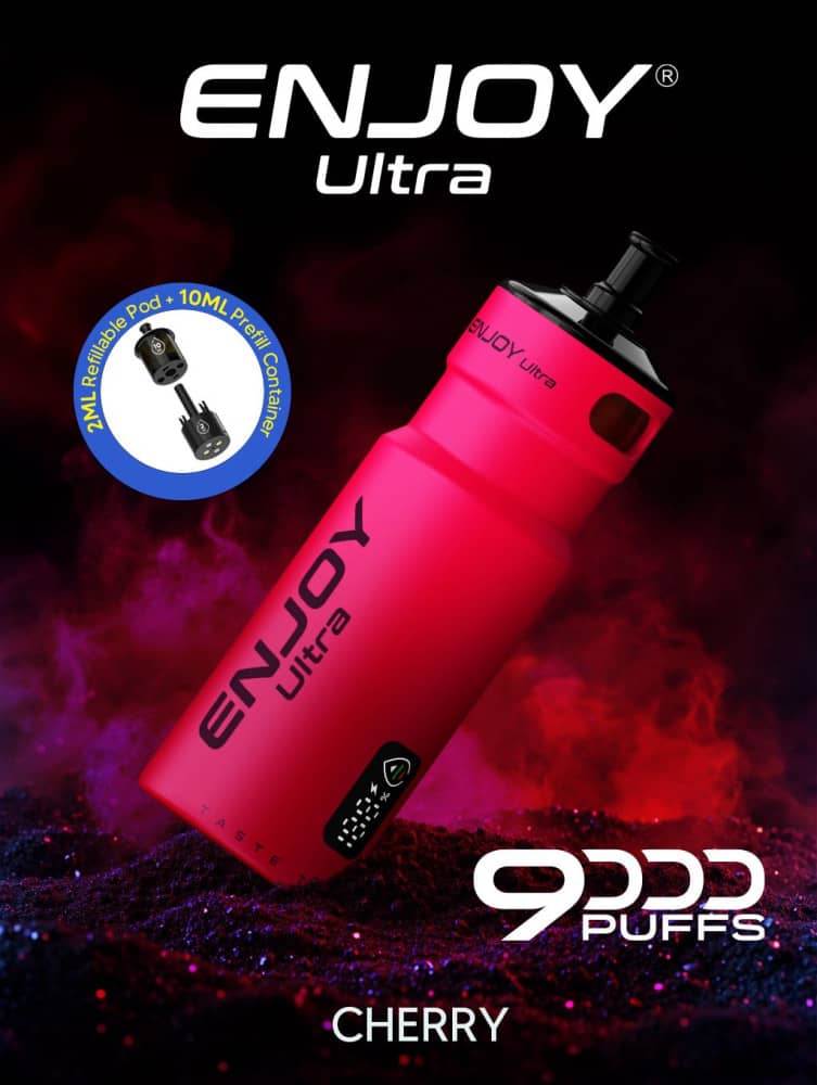 Enjoy Ultra 9000 Vape | Rechargeable Kit Cherry Cola