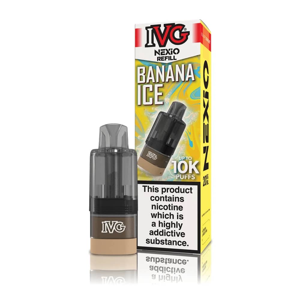 IVG Nexio Refill Pods | 10,000 Puffs | Prefilled Container