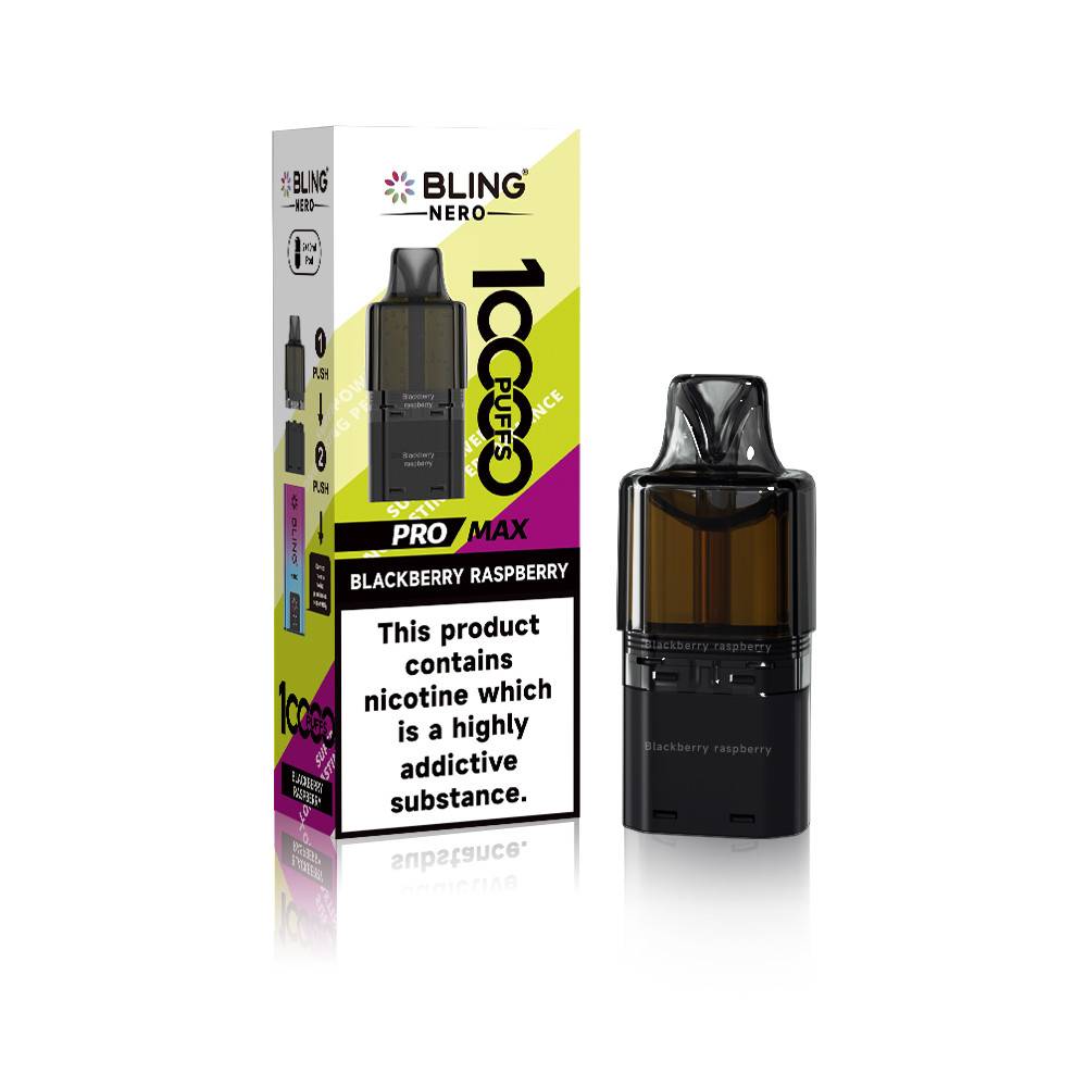 Crystal Bling Nero 10k Prefilled Pods