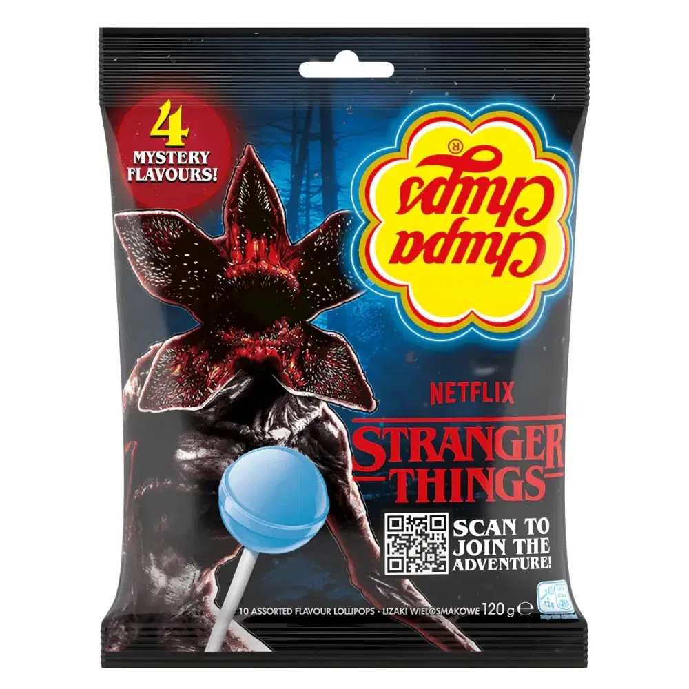 Chupa Chups Stranger Things Netflix Lollipops (120g )