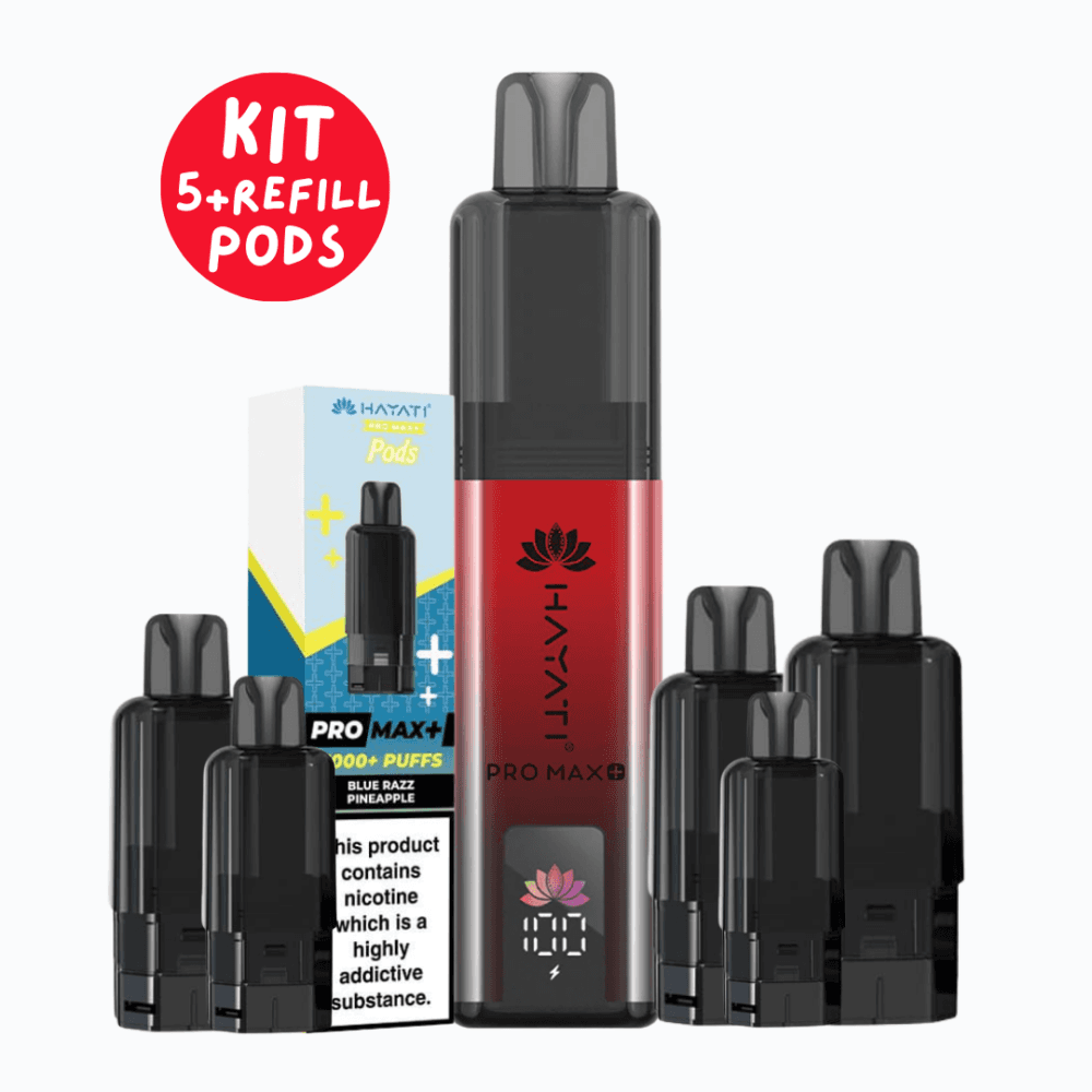 Hayati Pro Max Plus Pods & Kit | 5 Refill Pack