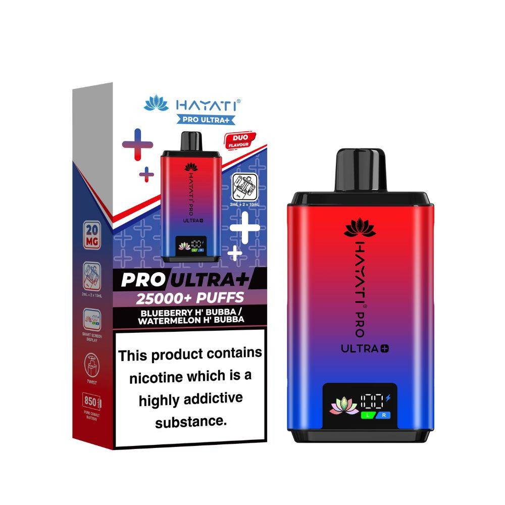 Hayati Pro Ultra Plus 25k Blueberry H' Bubba/ Watermelon H' Bubba