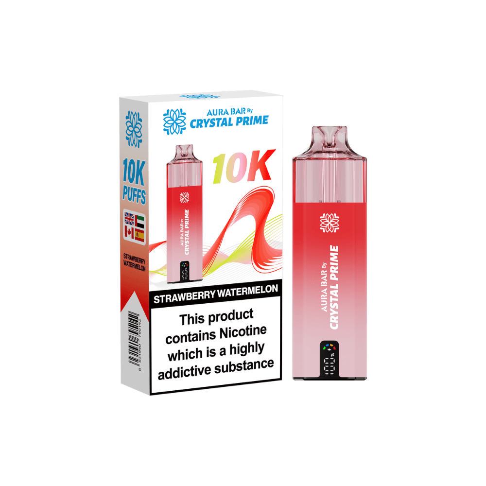 Crystal Prime Aura Bar 10K Strawberry Watermelon