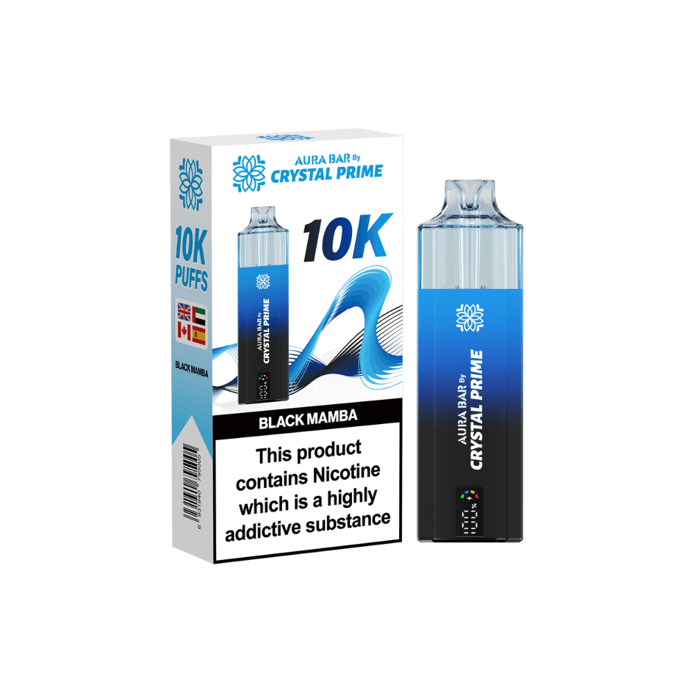 Crystal Prime Aura Bar 10K Black Mamba