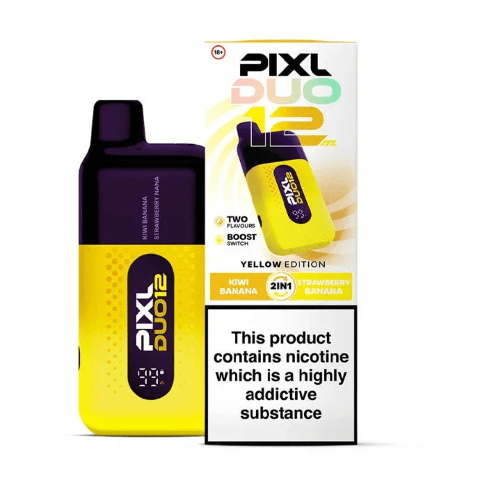 Pixl Duo 12k Prefilled Vape Kit Yellow Edition