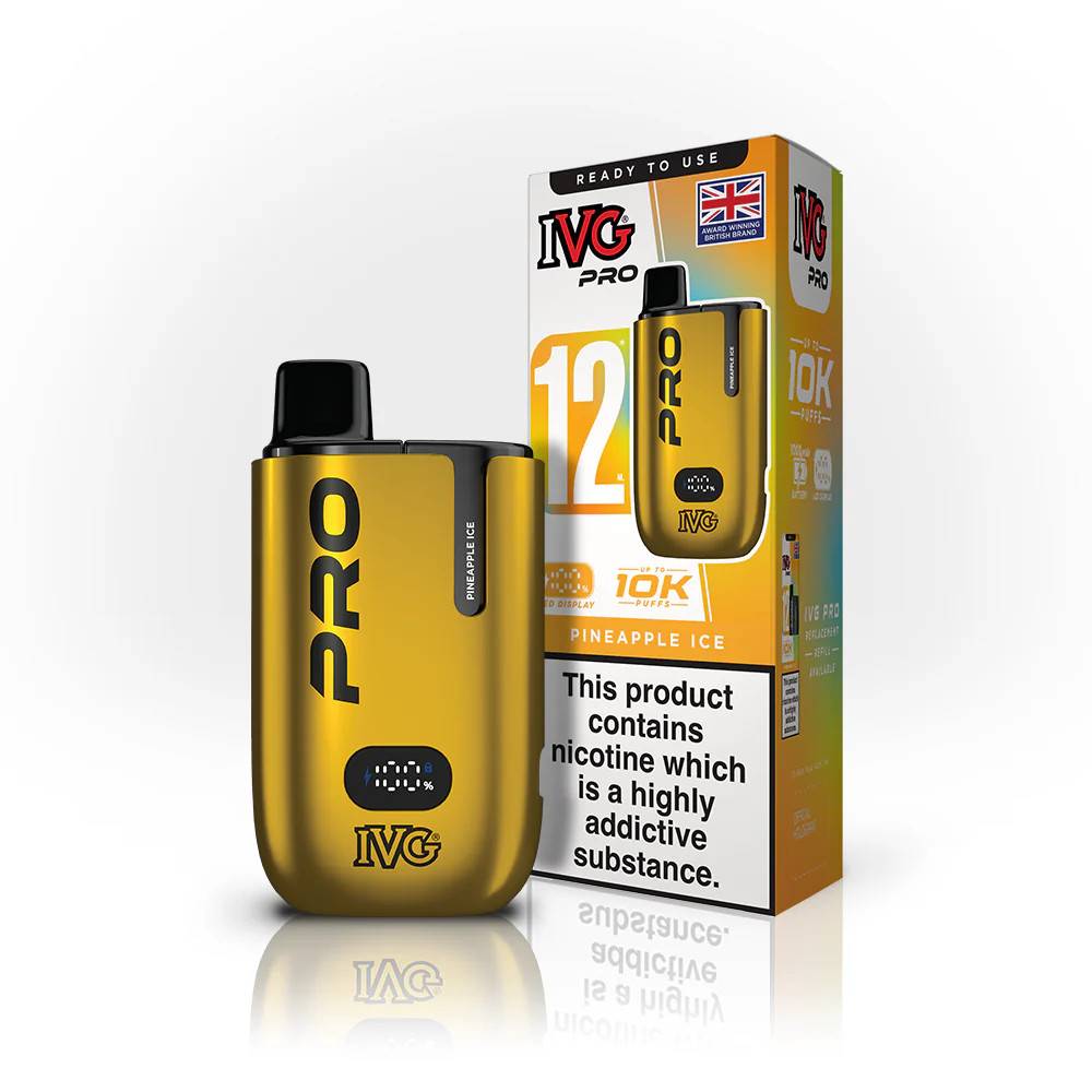 IVG Pro 10k Prefilled Pod Vape Kit Pineapple Ice