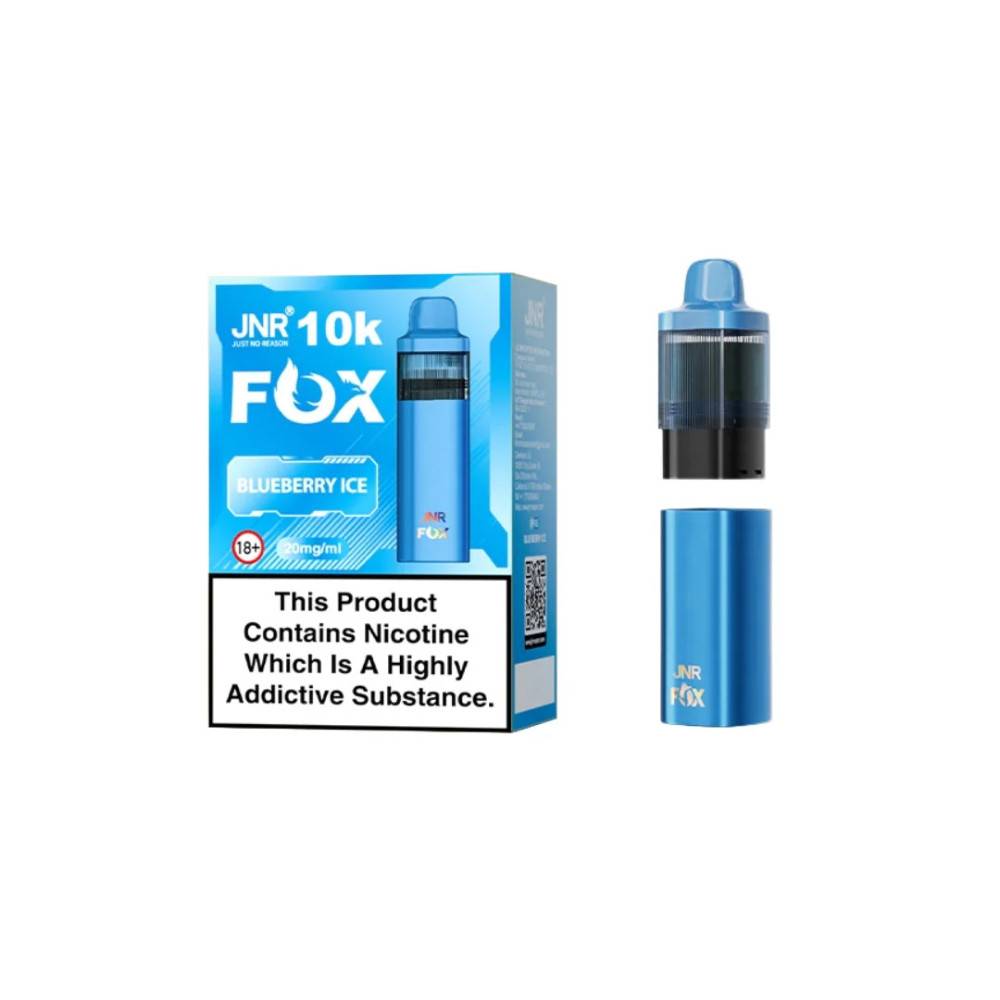 JNR Fox 10k Replacement Pods Blueberry Ice