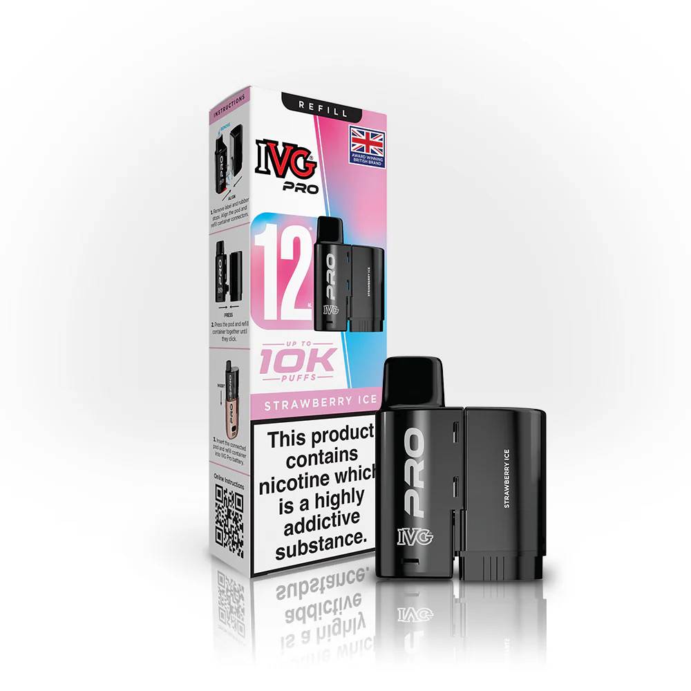 IVG Pro 10K Pods Strawberry Ice