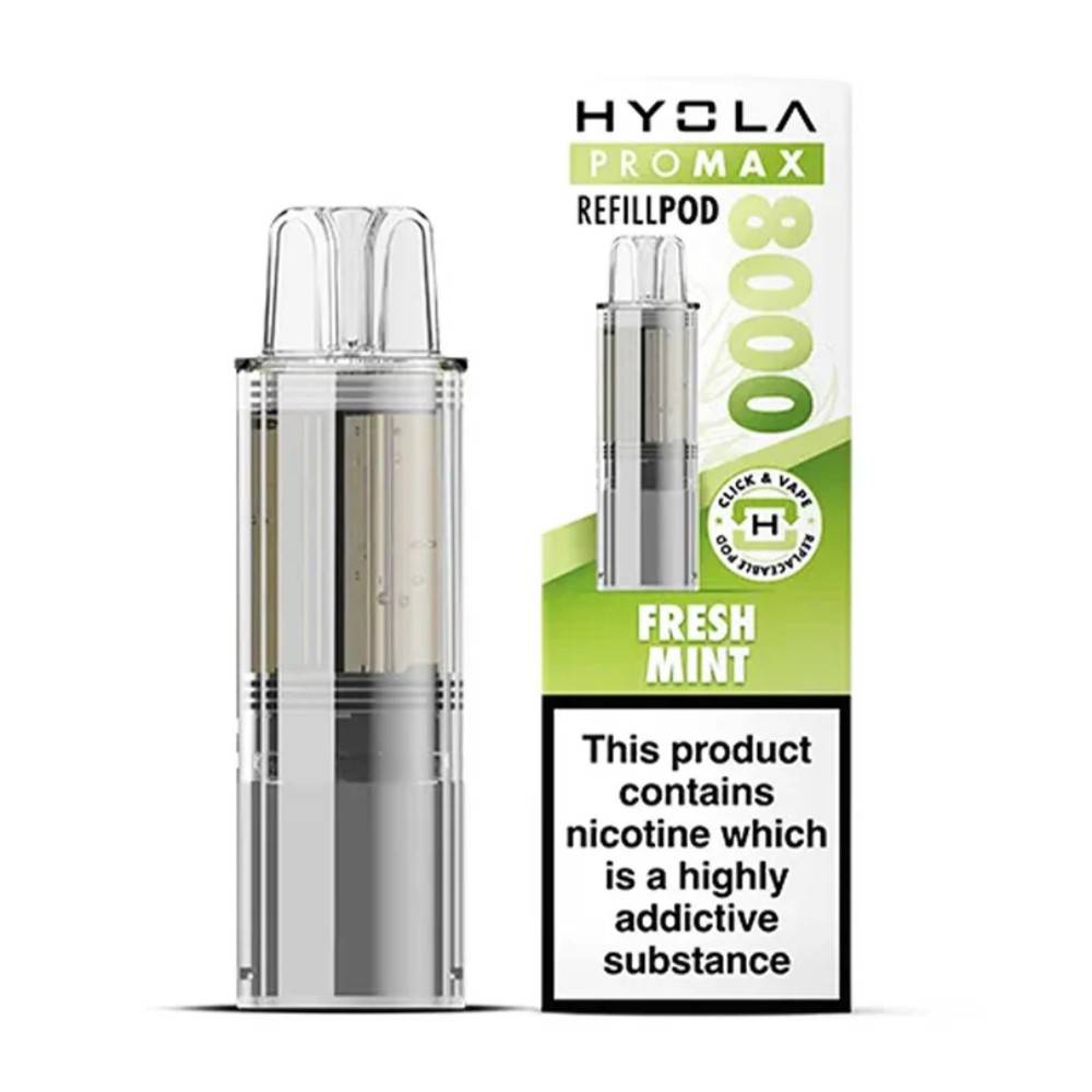 Hyola Pro Max 8000 Pods Fresh Mint