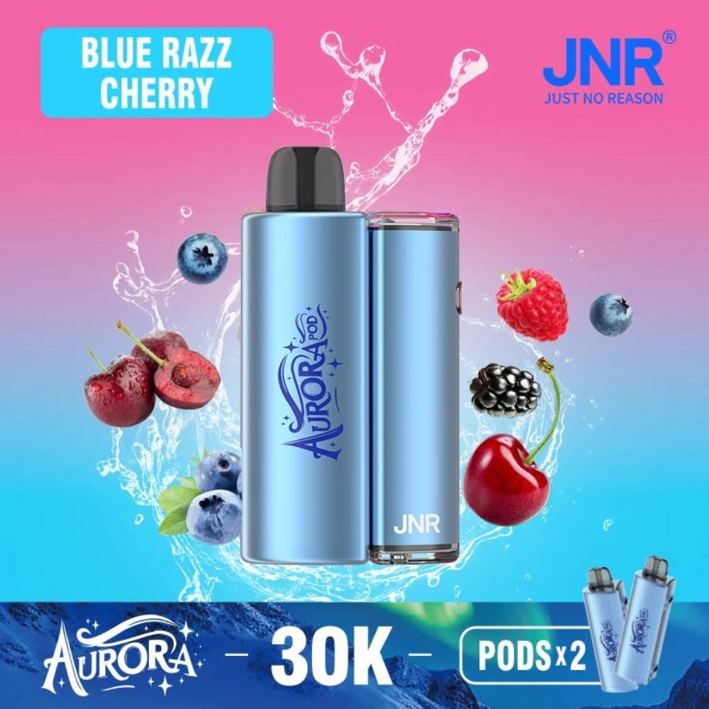 JNR Aurora 30k Blue Razz Cherry