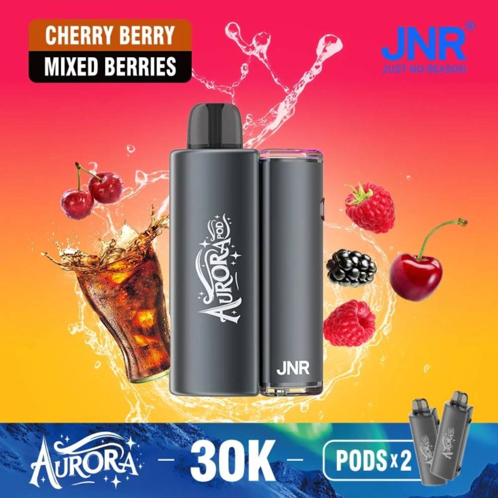 JNR Aurora 30k Fizzy Cherry Cola / Blackberry Red Raspberry